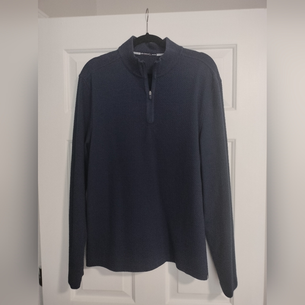 Southern Tide Heather Outbound Quarter Zip Size Large